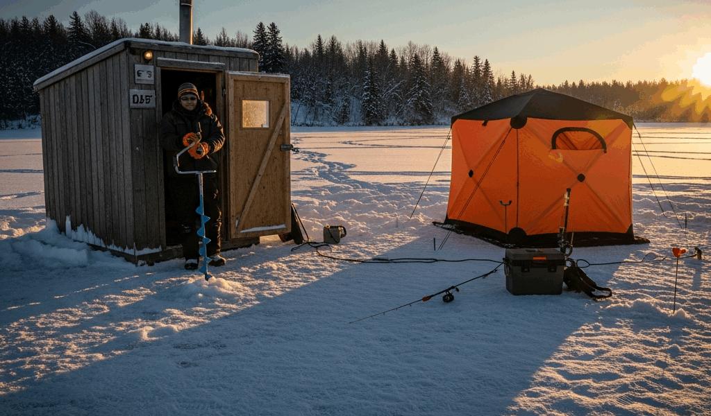 Professional photograph related to: Ice Shanty Setup Guide — From Portable Pop-Up to Permanent Shack